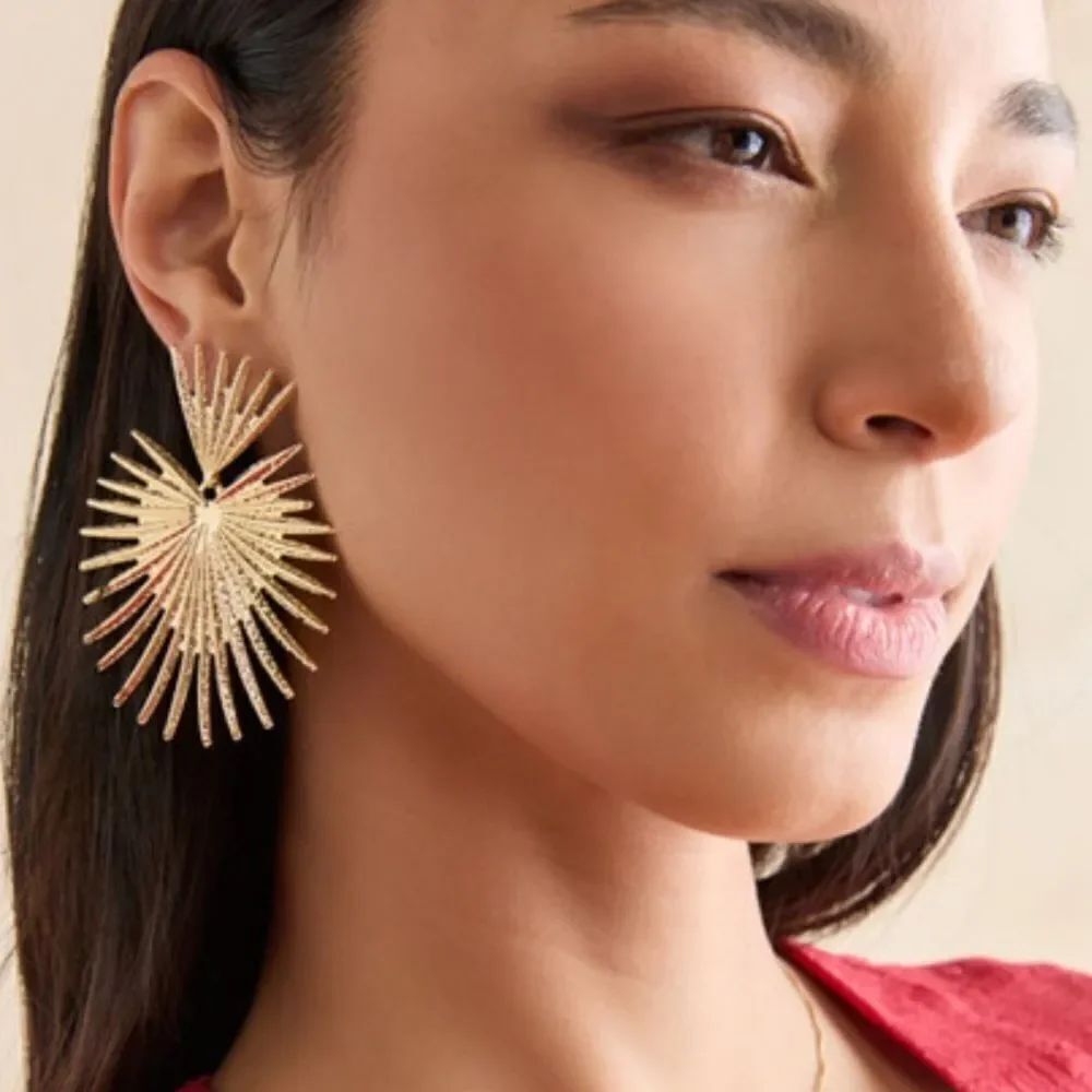 statement earring drop H76 - Picture 2 of 5